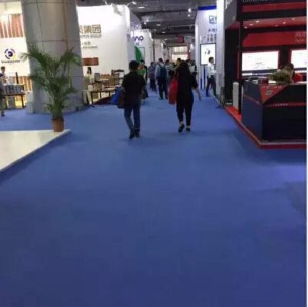 Flat Carpet Plain Surface Event Exhibition Carpet-blue - Image 2