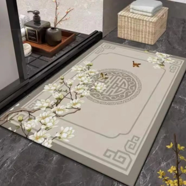 Easy Clean Non-Slip Diatom Mud Mat Bathroom Kitchen Mat - Image 2