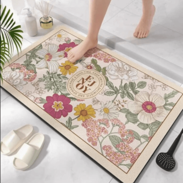 Absorbent Chinese Supplier Diatom Mud Mat Non Slip Bath Mat - Image 2