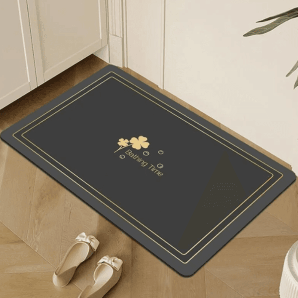 Easy Clean Non-Slip Diatom Mud Mat Bathroom Kitchen Mat